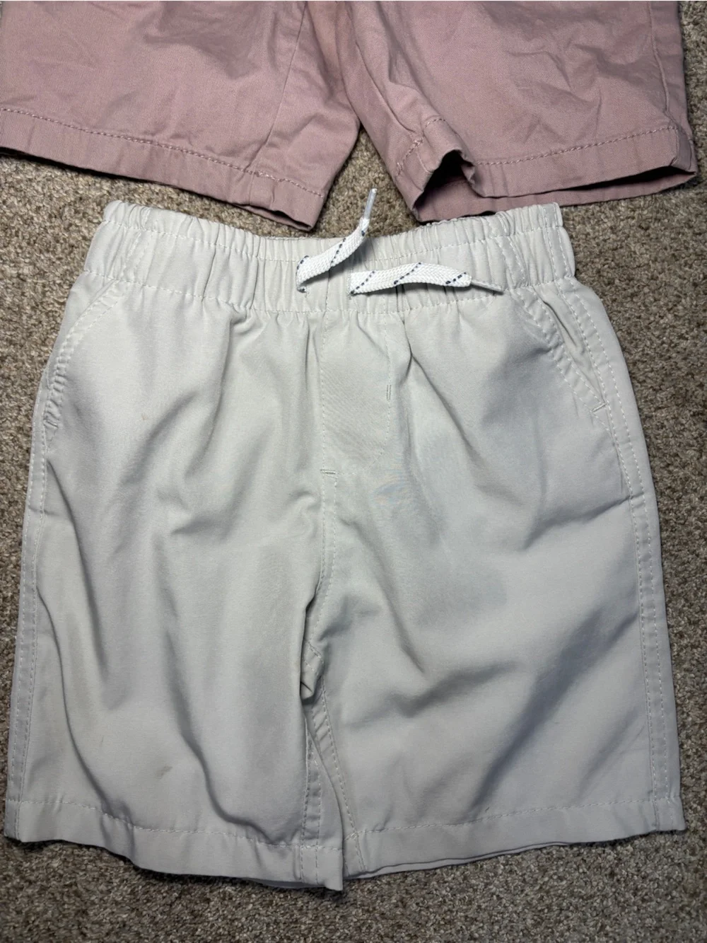 Lot of size 5 little boy shorts pull on casual drawstring Old Navy